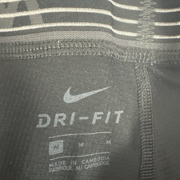 Nike Pro Mens Dry-Fit Pants Sz M Black Compression Tights Activewear Training - Picture 3 of 13